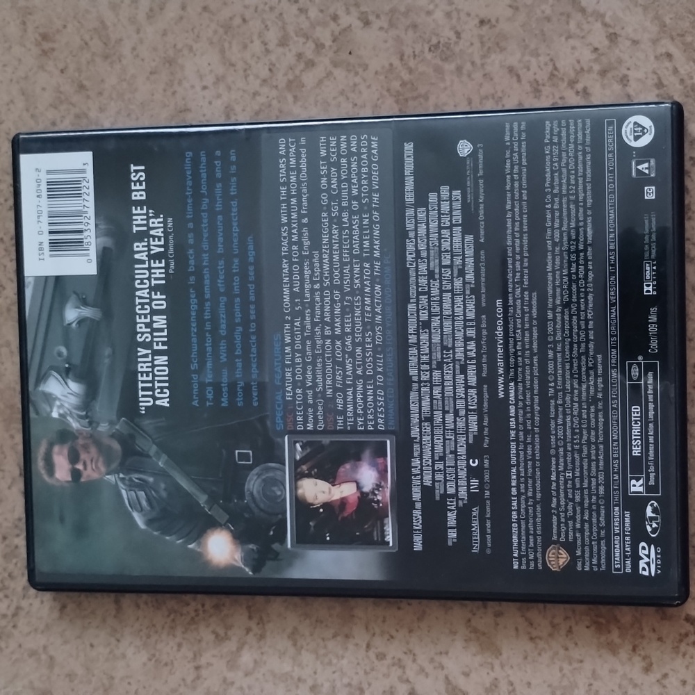 Terminator 3 DVD - Picture 2 of 4